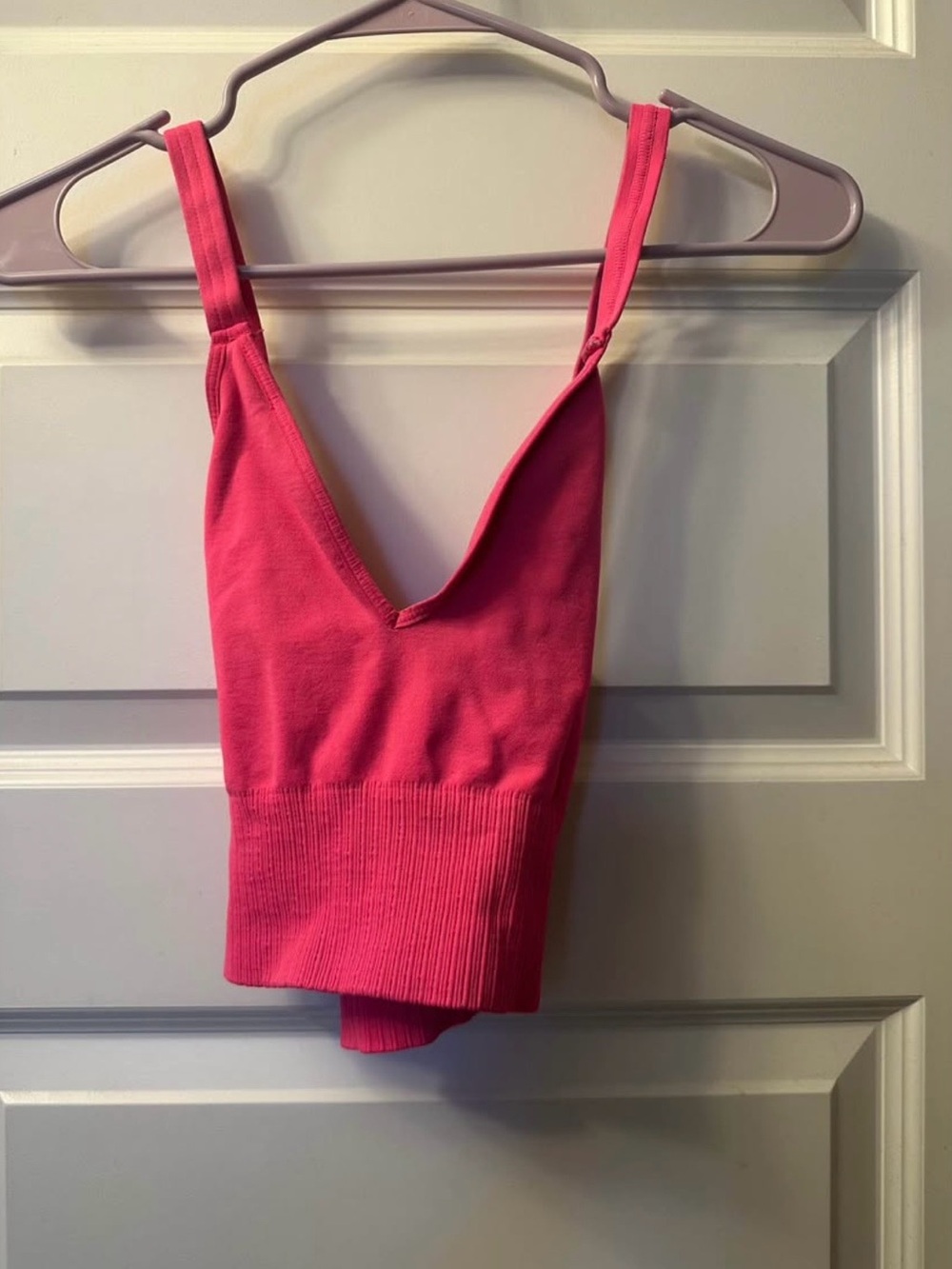 Free People Movement Hot Pink Twist Back Sports Bra